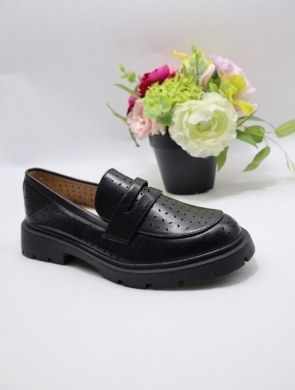 Mokasyny damskie na płaskim (36-41) R101 BLACK