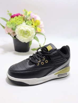 Buty sportowe dziewczęce (31-36) LC984 BL/GOLD