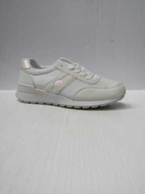 Buty sportowe damskie na płaskim (36-41) LL1878 WHITE