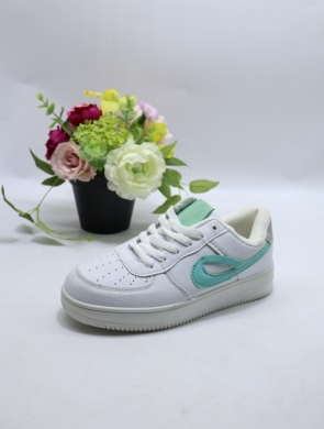 Buty sportowe damskie na płaskim (36-41) DN91-133 WH/LBLUE