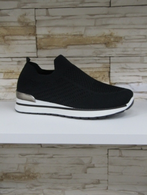 Buty sportowe damskie na płaskim (36-41) K1703 BLACK