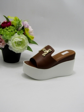 Klapki damskie na koturnie (36-41) FD005 CAMEL