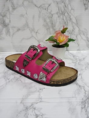 Klapki damskie na płaskim (36-41) LS078 FUCHSIA