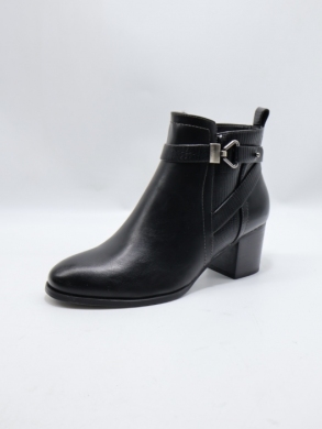 Botki damskie ocieplane na obcasie (36-41) YCC-25 BLACK