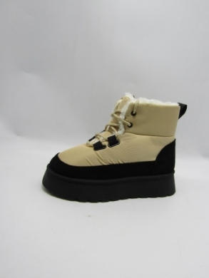 Botki damskie na płaskim (36-41) XQZ2425 CAMEL