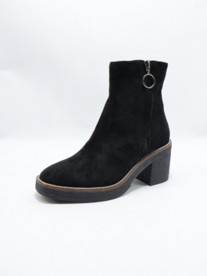 Botki damskie na obcasie (36-41) A6079 BLACK