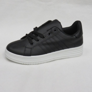 Buty sportowe damskie na płaskim (36-41) CNT-18 BLACK