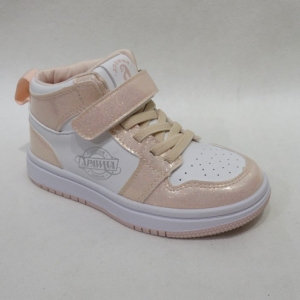 Buty sportowe dziewczęce (26-31) GQ118 PINK/WHITE
