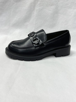 Mokasyny damskie na płaskim (36-41) 3237 BLACK