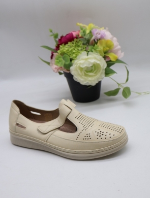 Półbuty damskie na płaskim (36-42) 26001-4 BEIGE