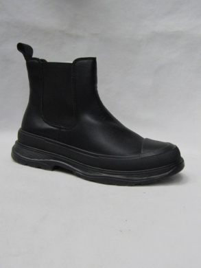 Botki damskie na płaskim (36-41) 6375 BLACK