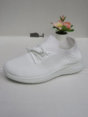 Buty sportowe damskie na płaskim (36-41) W050 WHITE