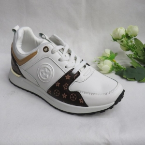 Buty sportowe damskie na płaskim (36-41) 9257-2 WHITE