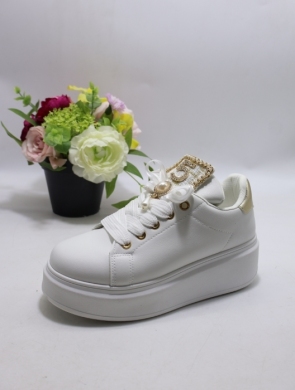 Buty sportowe damskie na płaskim (36-41) 6507 GOLD