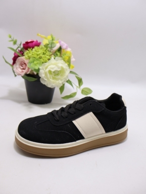 Buty sportowe damskie na płaskim (36-41) AD02 BLACK