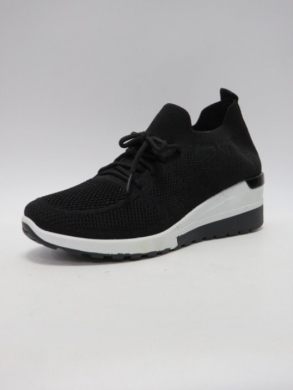 Buty sportowe damskie na koturnie (36-41) 2967 BLACK