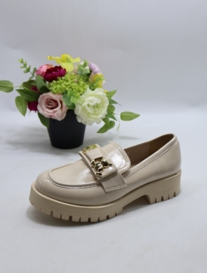 Mokasyny damskie na płaskim (36-41) 5035 BEIGE