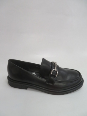 Mokasyny damskie na płaskim (36-41) 06911 BLACK
