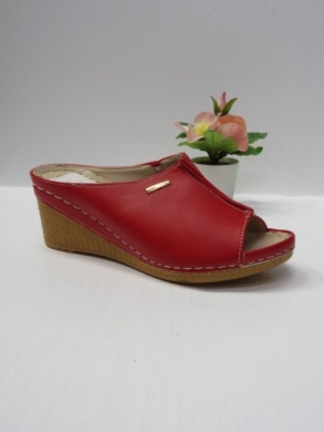 Klapki damskie na koturnie (36-41) 7AA222 RED
