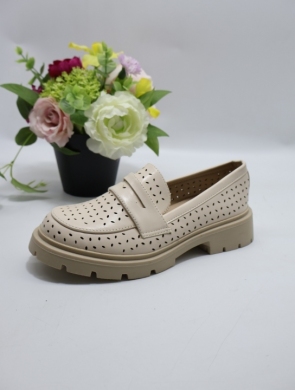 Mokasyny damskie na płaskim (36-41) R101 BEIGE