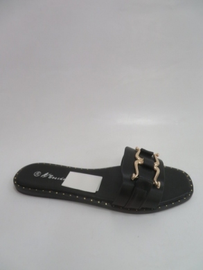 Klapki damskie na płaskim (36-41) CB2122-1 BLACK