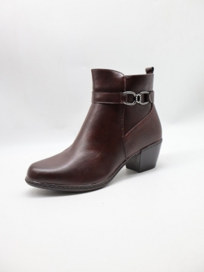 Botki damskie ocieplane na obcasie (36-42) 7398-4
