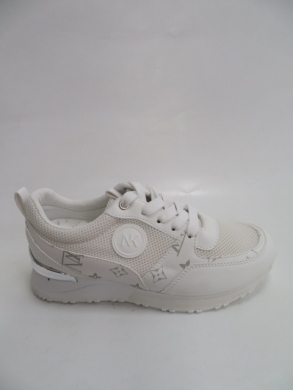 Buty sportowe damskie na płaskim (36-41) 2919 WHITE