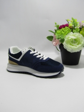 Buty sportowe damskie na płaskim (36-41) LY085 NAVY