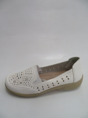 Półbuty damskie na płaskim (36-41) 9T501-4 WHITE