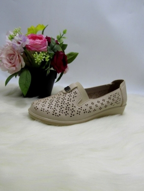 Półbuty damskie na płaskim (36-41) TB3-01 BEIGE