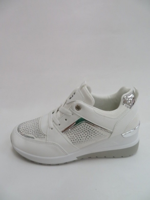 Buty sportowe damskie na koturnie (36-41) XN-136 WHITE