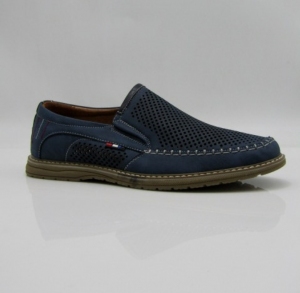 Mokasyny męskie (40-46) 2316-2 BLUE