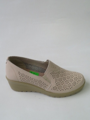 Półbuty damskie na koturnie (37-42) JH10-10 BEIGE