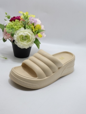 Klapki damskie na płaskim (36-41) FDM-610 SBEIGE