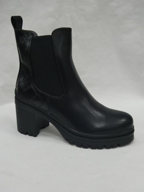 Botki damskie ocieplane na obcasie (36-41) H2188 BLACK