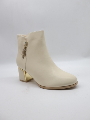 Botki damskie ocieplane na obcasie (36-41) DX2308 BEIGE