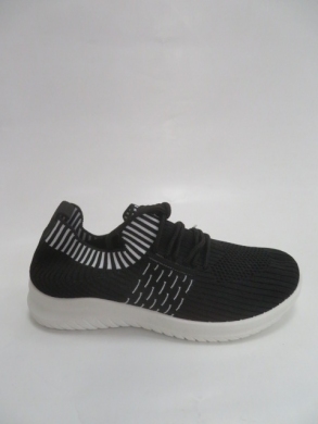 Buty sportowe damskie na płaskim (37-41) YM003-1 BLACK
