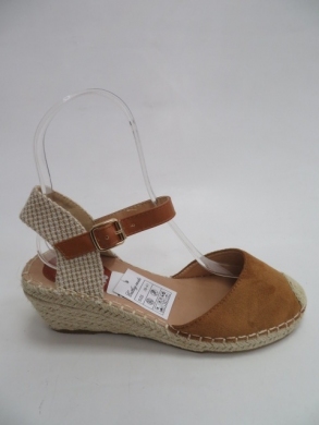 Sandały Damskie na koturnie (36-41) ZZ-11 CAMEL