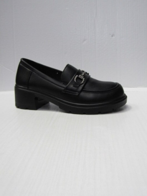 Mokasyny damskie na koturnie (36-41) LP8803 BLACK/PU