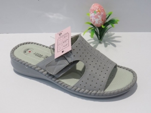 Klapki damskie na koturnie (36-41) SL2202-23 GREY