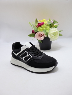 Buty sportowe damskie na płaskim (36-41) D251-13 BL