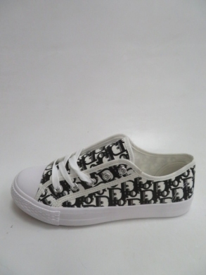 Trampki damskie na płaskim (36-41) XL30 BLACK