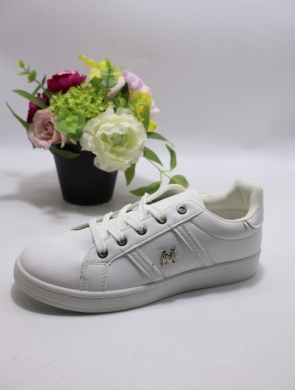 Buty sportowe damskie na płaskim (36-41) DD-320 WHITE