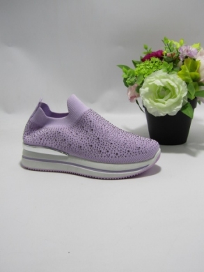 Buty sportowe damskie na koturnie (36-41) LS-660 PURPLE