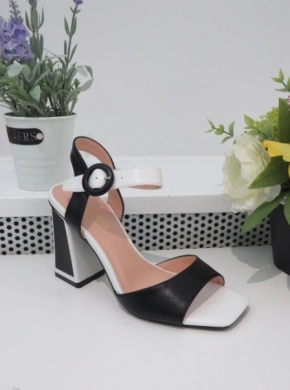 Sandały damskie na obcasie (36-41) X8192 BLACK