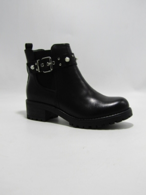 Botki damskie ocieplane na obcasie (36-41) AW1457 BLACK