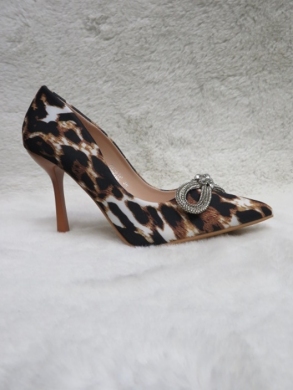 Czółenki damskie na szpilce (36-41) NF81 LEOPARD