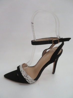 Sandały damskie na szpilki (36-41) S1680 BLACK