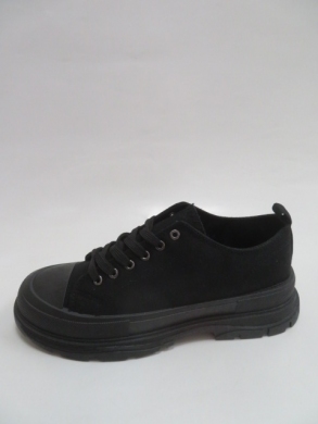 Trampki damskie na koturnie (36-41) 7SP 719-LS BLACK