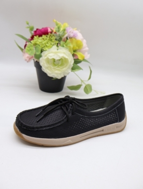 Mokasyny damskie na płaskim (36-41) 8018 BLACK